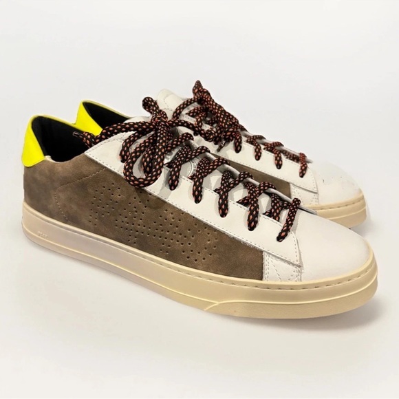 P448 Men’s Jack Sneaker Brown Suede Size 44 - Picture 1 of 9